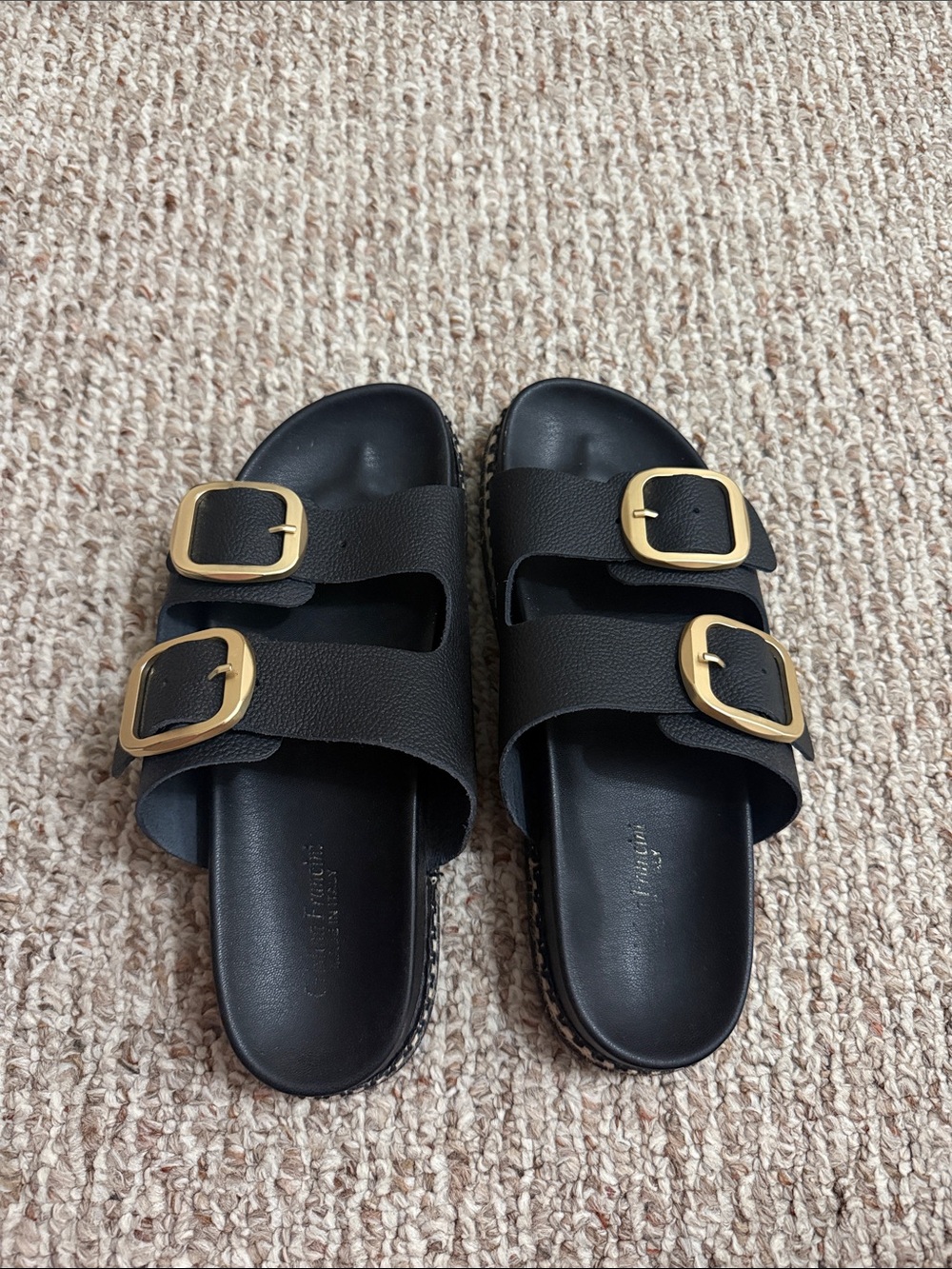 Women’s black sandals
